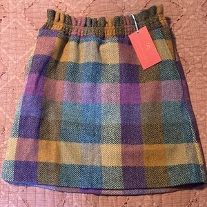 NWT Anna Purple Plaid skirt by Southern Proper